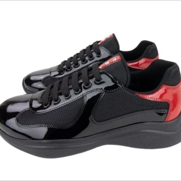 America's Cup Vernice Bike Low Top Sneaker (Men) Prada SZ 9 - Picture 2 of 5